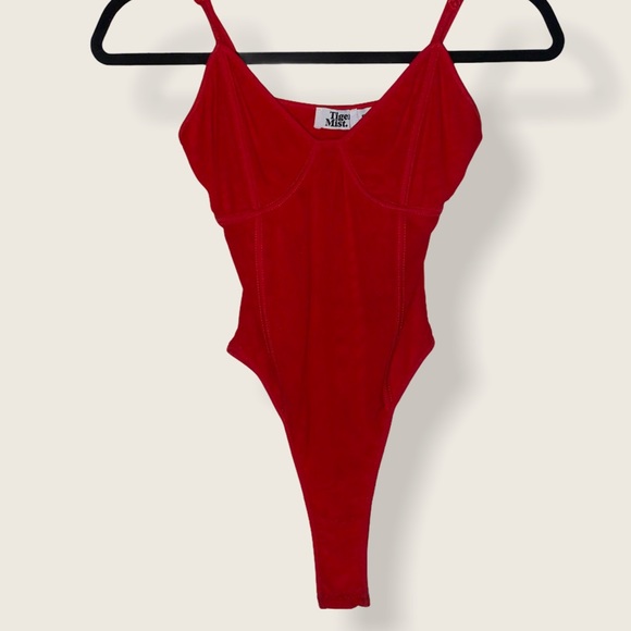 Tiger Mist Tops - Tiger Mist red bodysuit